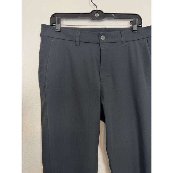 Lululemon Men's 34x32 Commission Slim-Fit Pant Warpstreme Gray Obsidian Golf - Picture 7 of 9
